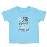 Toddler Clothes I Said Carats Not Carrots Toddler Shirt Baby Clothes Cotton