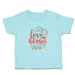 Toddler Clothes Love Grows Here Toddler Shirt Baby Clothes Cotton