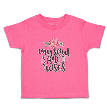 Toddler Clothes My Soul Is Made of Roses Toddler Shirt Baby Clothes Cotton