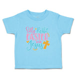 Toddler Clothes Silly Rabbit Easter Is for Jesus Cross Toddler Shirt Cotton