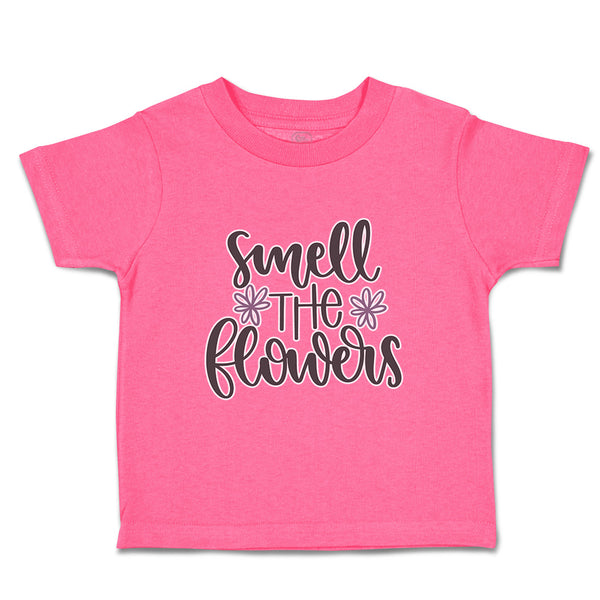 Toddler Clothes Smell The Flowers Toddler Shirt Baby Clothes Cotton