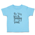 Toddler Clothes This Way to The Bunny Trail Toddler Shirt Baby Clothes Cotton