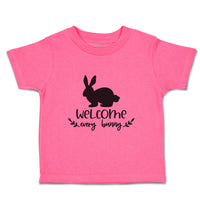 Toddler Clothes Welcome Every Bunny Toddler Shirt Baby Clothes Cotton