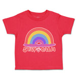Toddler Clothes Stay Calm Rainbow Heart Toddler Shirt Baby Clothes Cotton