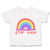 Toddler Clothes Stay Calm Rainbow Heart Toddler Shirt Baby Clothes Cotton