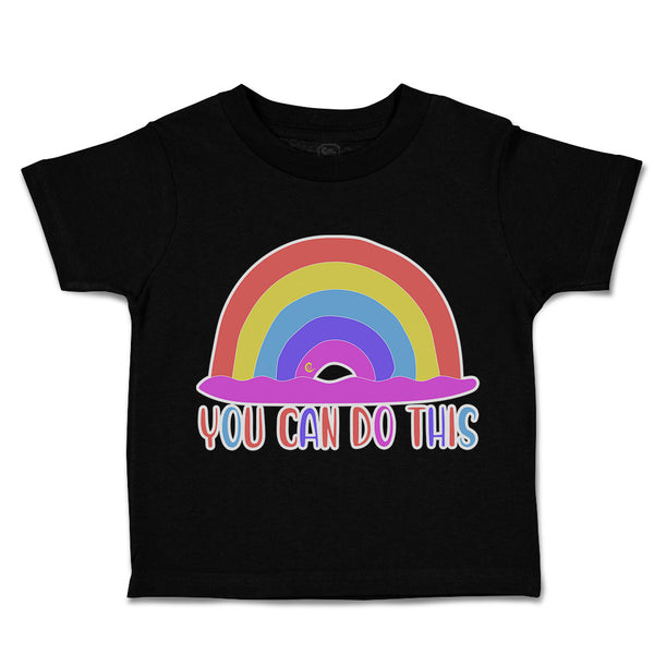 Toddler Clothes You Can Do This Rainbow Toddler Shirt Baby Clothes Cotton