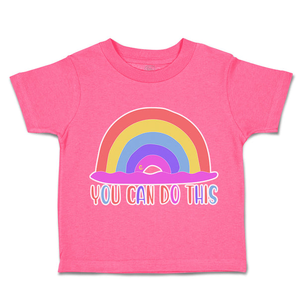 Toddler Clothes You Can Do This Rainbow Toddler Shirt Baby Clothes Cotton