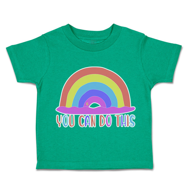 Toddler Clothes You Can Do This Rainbow Toddler Shirt Baby Clothes Cotton