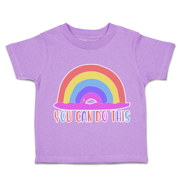 Toddler Clothes You Can Do This Rainbow Toddler Shirt Baby Clothes Cotton