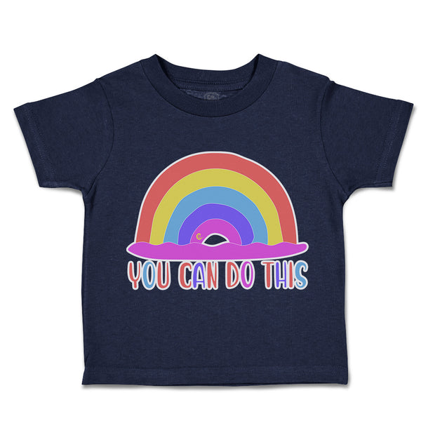 Toddler Clothes You Can Do This Rainbow Toddler Shirt Baby Clothes Cotton