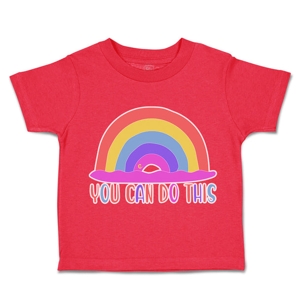 Toddler Clothes You Can Do This Rainbow Toddler Shirt Baby Clothes Cotton