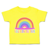 Toddler Clothes You Can Do This Rainbow Toddler Shirt Baby Clothes Cotton