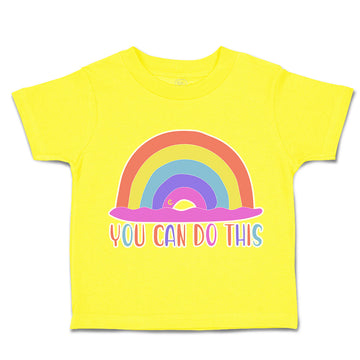 Toddler Clothes You Can Do This Rainbow Toddler Shirt Baby Clothes Cotton