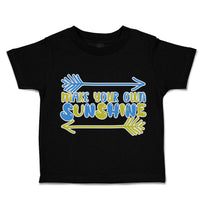 Toddler Clothes Make Your Own Sunshine Arrow Toddler Shirt Baby Clothes Cotton