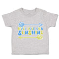 Toddler Clothes Make Your Own Sunshine Arrow Toddler Shirt Baby Clothes Cotton