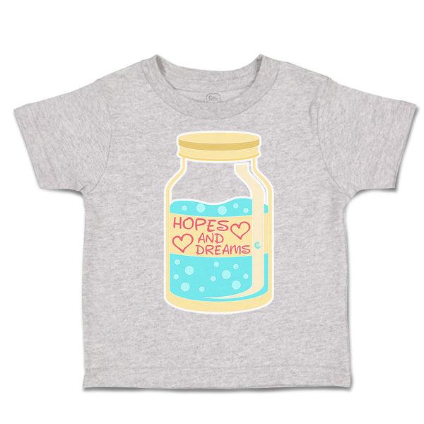 Toddler Clothes Hopes and Dreams Heart Bottle Toddler Shirt Baby Clothes Cotton
