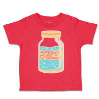 Toddler Clothes Hopes and Dreams Heart Bottle Toddler Shirt Baby Clothes Cotton