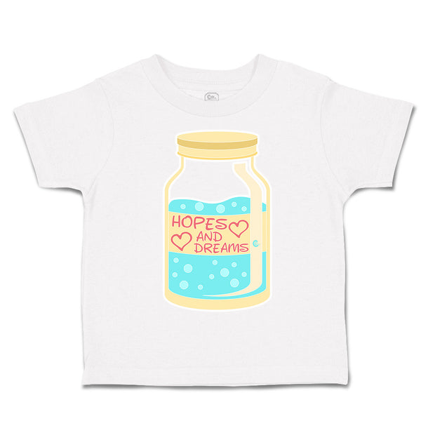 Toddler Clothes Hopes and Dreams Heart Bottle Toddler Shirt Baby Clothes Cotton