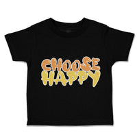 Toddler Clothes Choose Happy A Toddler Shirt Baby Clothes Cotton