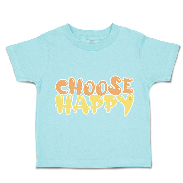 Toddler Clothes Choose Happy A Toddler Shirt Baby Clothes Cotton