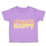 Toddler Clothes Choose Happy A Toddler Shirt Baby Clothes Cotton