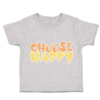 Toddler Clothes Choose Happy A Toddler Shirt Baby Clothes Cotton
