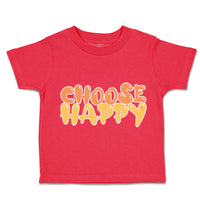 Toddler Clothes Choose Happy A Toddler Shirt Baby Clothes Cotton