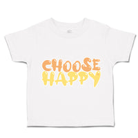 Toddler Clothes Choose Happy A Toddler Shirt Baby Clothes Cotton