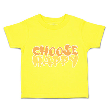 Toddler Clothes Choose Happy A Toddler Shirt Baby Clothes Cotton