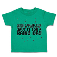 Toddler Clothes Falling Star Pocket Rainy Day Star Toddler Shirt Cotton