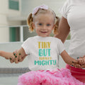 Toddler Clothes Tiny but Totally Mighty Toddler Shirt Baby Clothes Cotton