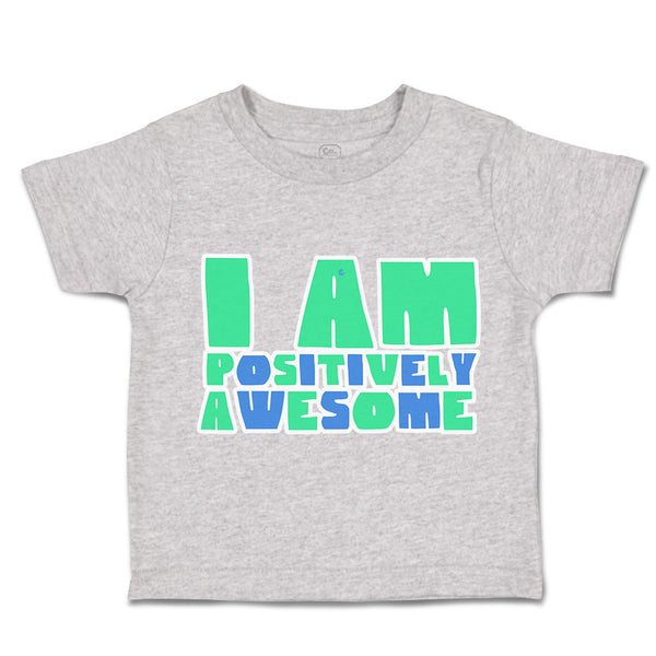 Toddler Clothes You Are Positively Awesome Toddler Shirt Baby Clothes Cotton