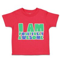 Toddler Clothes You Are Positively Awesome Toddler Shirt Baby Clothes Cotton