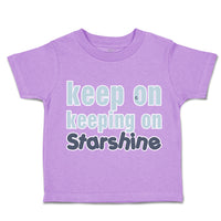 Toddler Clothes Keep on Keeping on Star Shine Toddler Shirt Baby Clothes Cotton