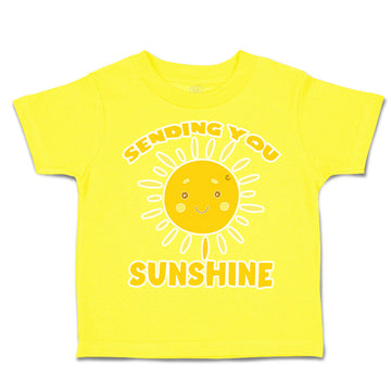 Toddler Clothes Sending You Sunshine Sun Toddler Shirt Baby Clothes Cotton