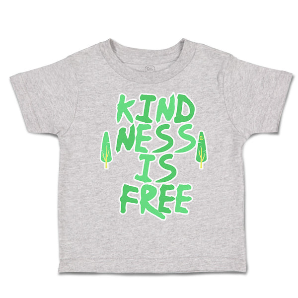 Toddler Clothes Kindness Is Free Tree Toddler Shirt Baby Clothes Cotton