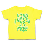 Toddler Clothes Kindness Is Free Tree Toddler Shirt Baby Clothes Cotton