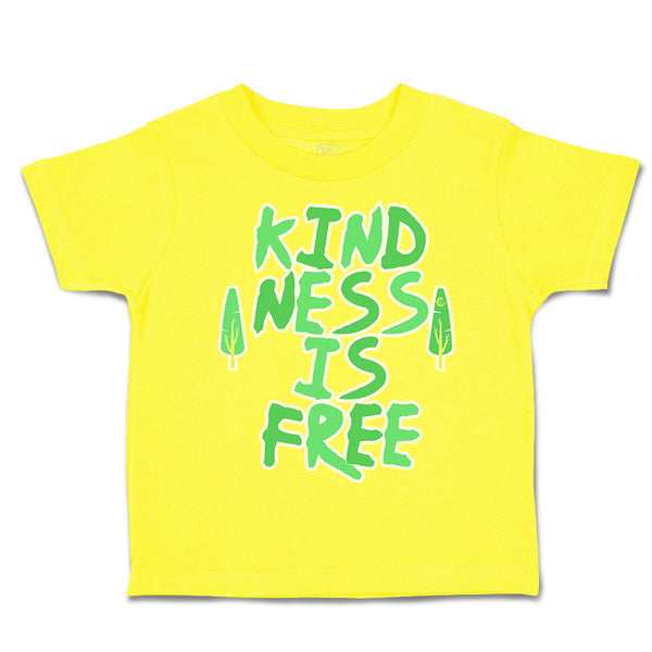 Toddler Clothes Kindness Is Free Tree Toddler Shirt Baby Clothes Cotton