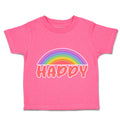 Toddler Clothes Happy Rainbow Toddler Shirt Baby Clothes Cotton