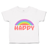 Toddler Clothes Happy Rainbow Toddler Shirt Baby Clothes Cotton