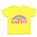 Toddler Clothes Happy Rainbow Toddler Shirt Baby Clothes Cotton