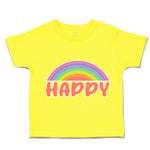 Toddler Clothes Happy Rainbow Toddler Shirt Baby Clothes Cotton