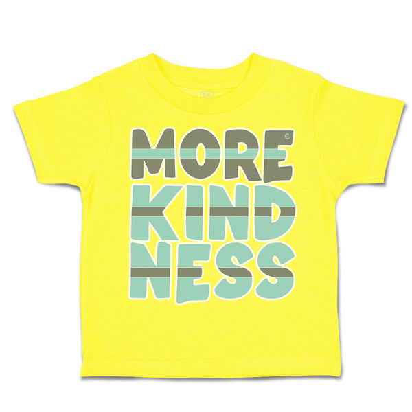 Toddler Clothes More Kindness Toddler Shirt Baby Clothes Cotton