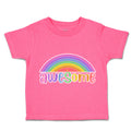 Toddler Clothes Awesome Rainbow Toddler Shirt Baby Clothes Cotton