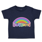 Toddler Clothes Awesome Rainbow Toddler Shirt Baby Clothes Cotton