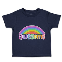 Toddler Clothes Awesome Rainbow Toddler Shirt Baby Clothes Cotton
