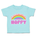 Toddler Clothes Do More of What Makes You Happy Rainbow Toddler Shirt Cotton