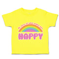 Toddler Clothes Do More of What Makes You Happy Rainbow Toddler Shirt Cotton