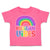 Toddler Clothes Positive Vibes Rainbow Toddler Shirt Baby Clothes Cotton