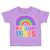 Toddler Clothes Positive Vibes Rainbow Toddler Shirt Baby Clothes Cotton